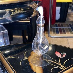 BX46 Elegant Clear Glass Oil Lamp Bottle